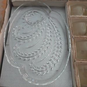 Anchor Hocking Federal Glass Wheat Pattern Set